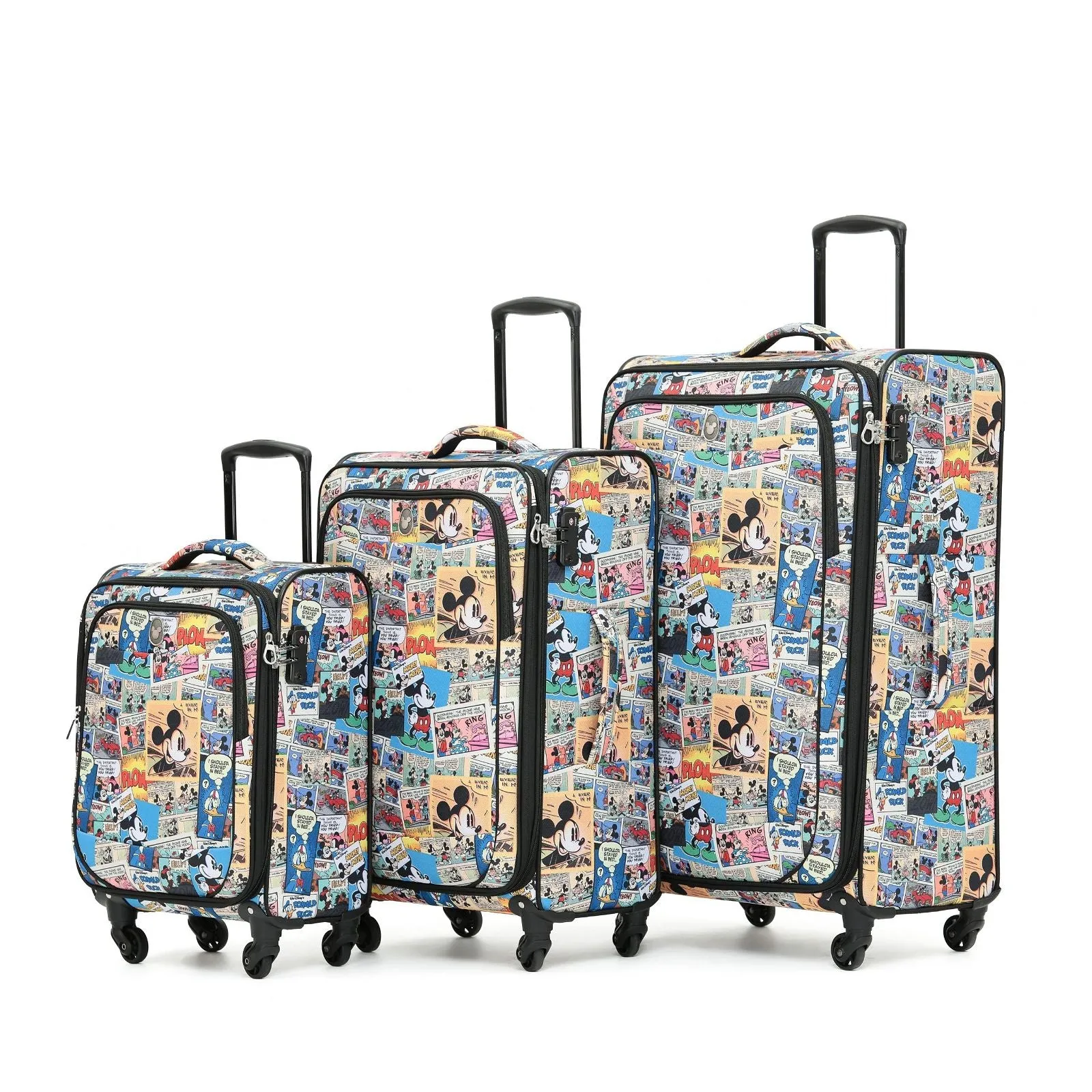 Disney Comic Trolley Soft case with 4wheels