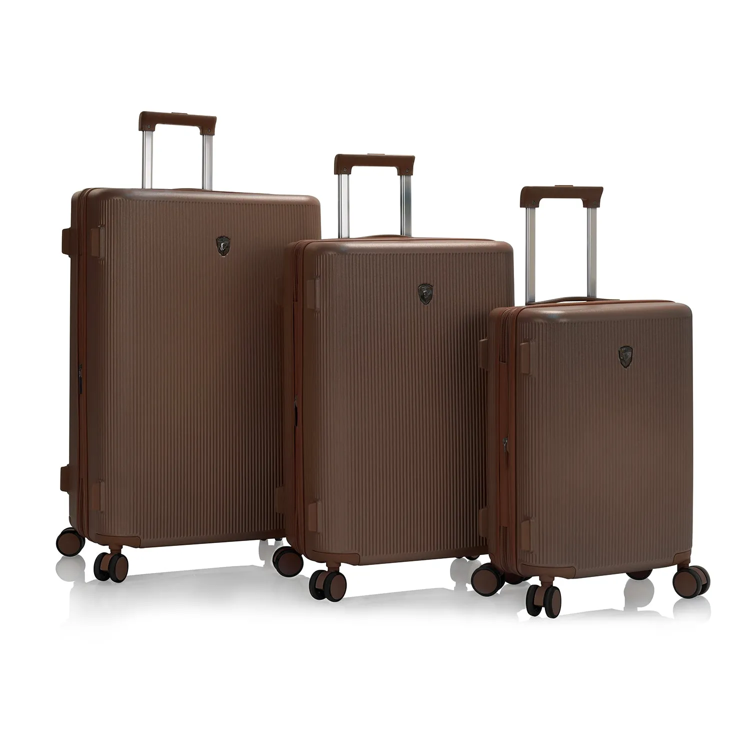 Earth Tones 3 Piece Luggage Set | Spinner Luggage
