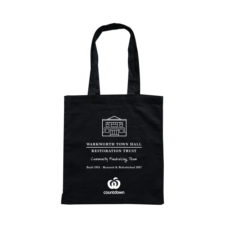 Ecobags Black Calico Promotional Bag