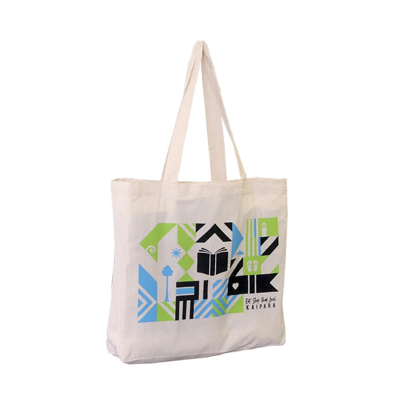 Ecobags Natural Calico Tote Bag with Gusset