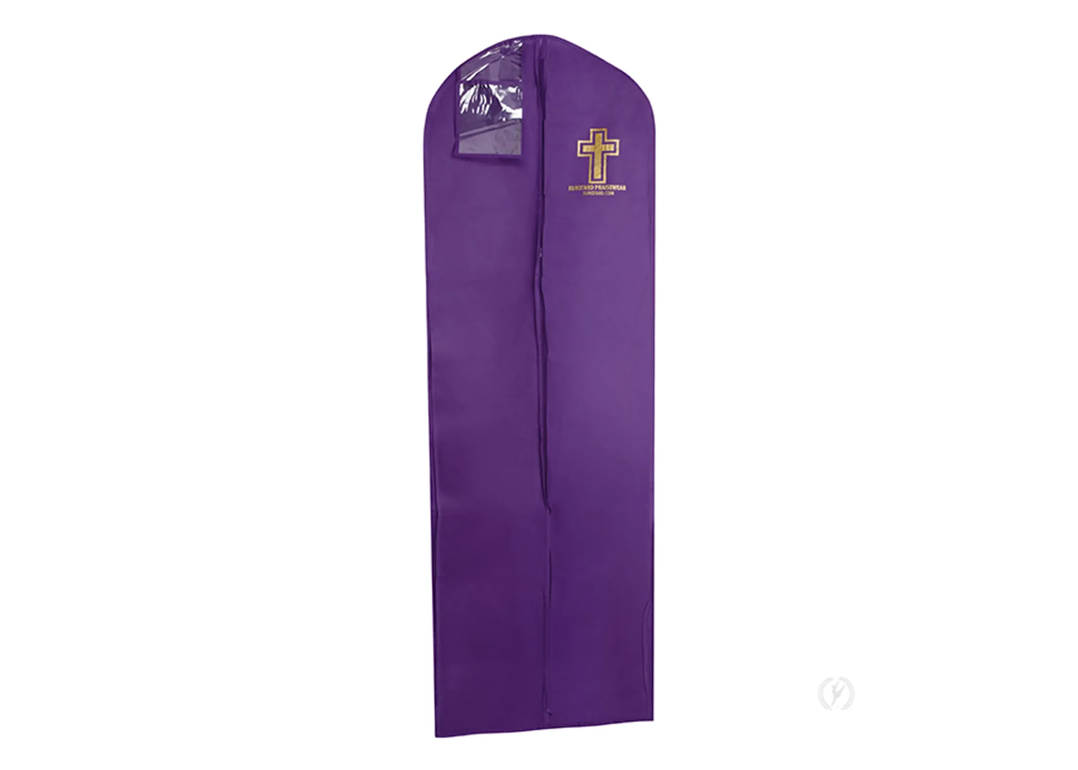Eurotard 13CB Garment Bag with ID Pouch & Imprinted Gold Cross