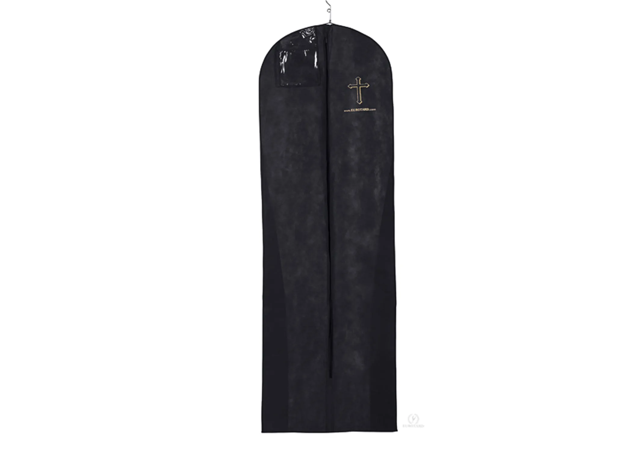 Eurotard 13CB Garment Bag with ID Pouch & Imprinted Gold Cross