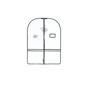 Garment Bag - Full Clear - Short - Black Trim