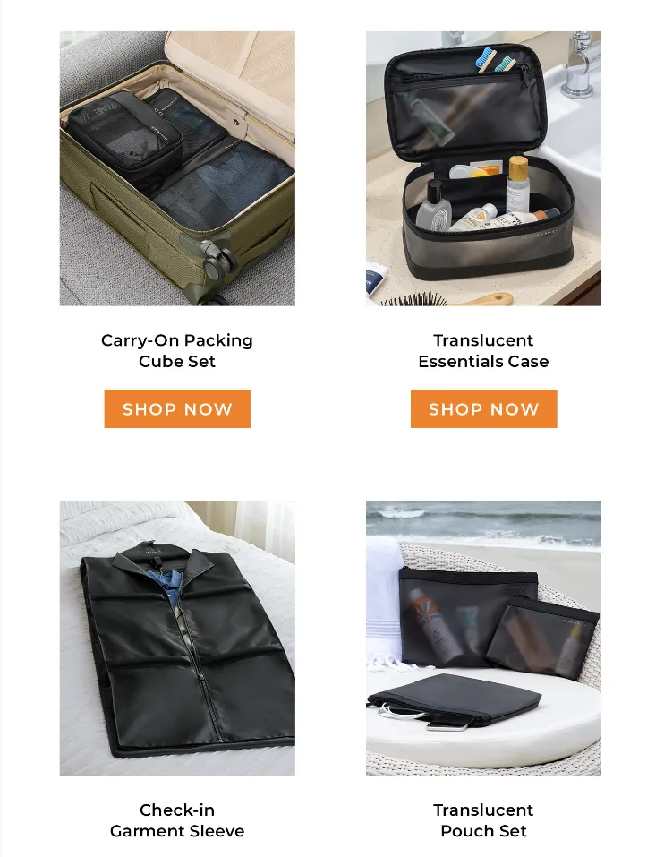 Garment bag sleeve checkable
