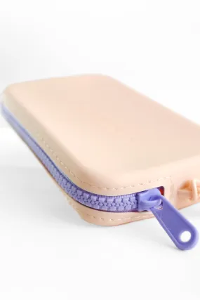 Granola Mini with Periwinkle Zipper