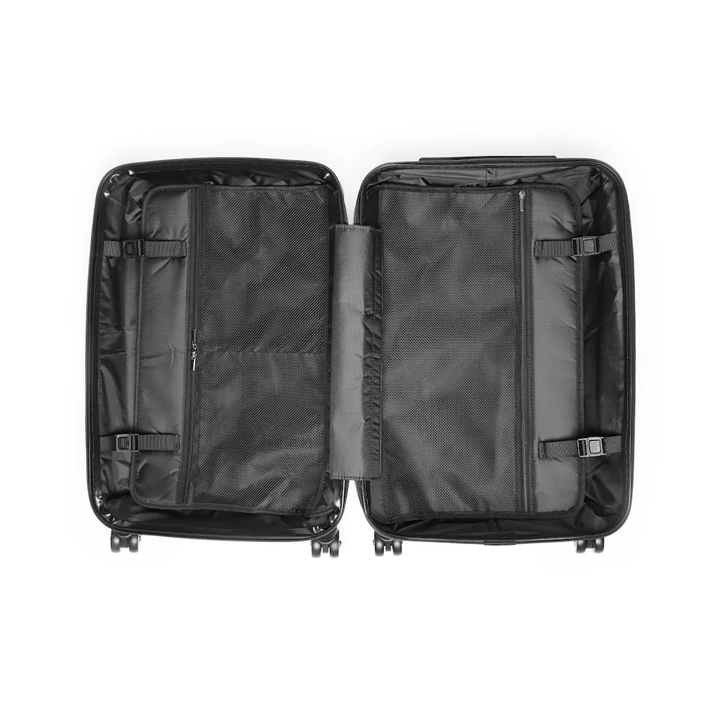 Groovy Retro Cabin Suitcase, Carry On Luggage