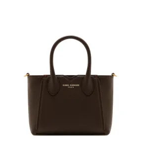 Honoré Cloe Mini brown calfskin leather handbag
