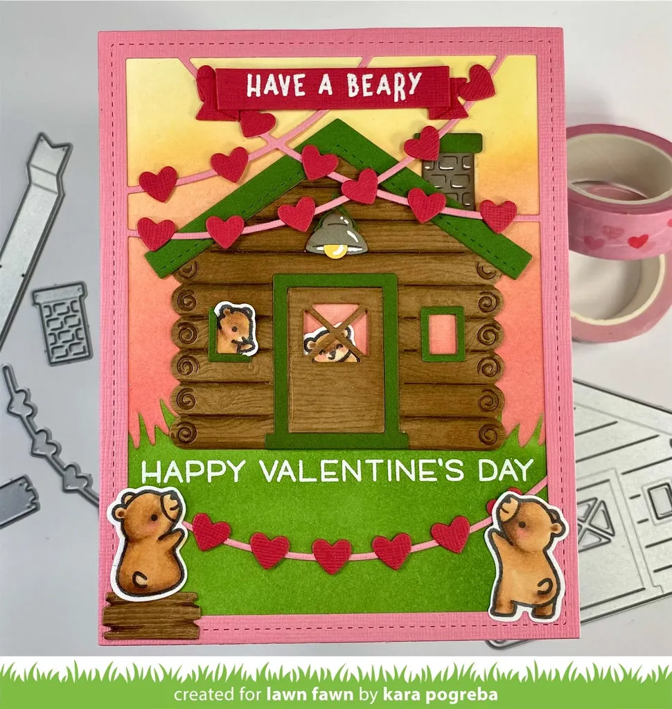 LAWN FAWN: Build-a-Cabin | Lawn Cuts Die