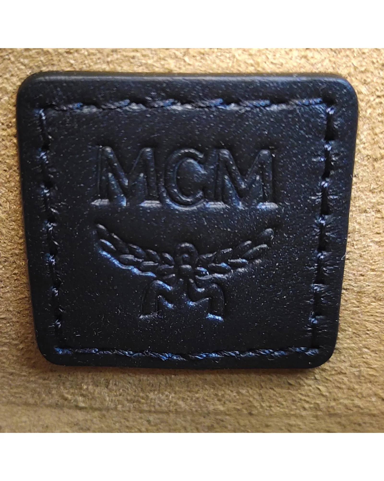 MCM Patricia Mini Crossbody Bag in Black Leather