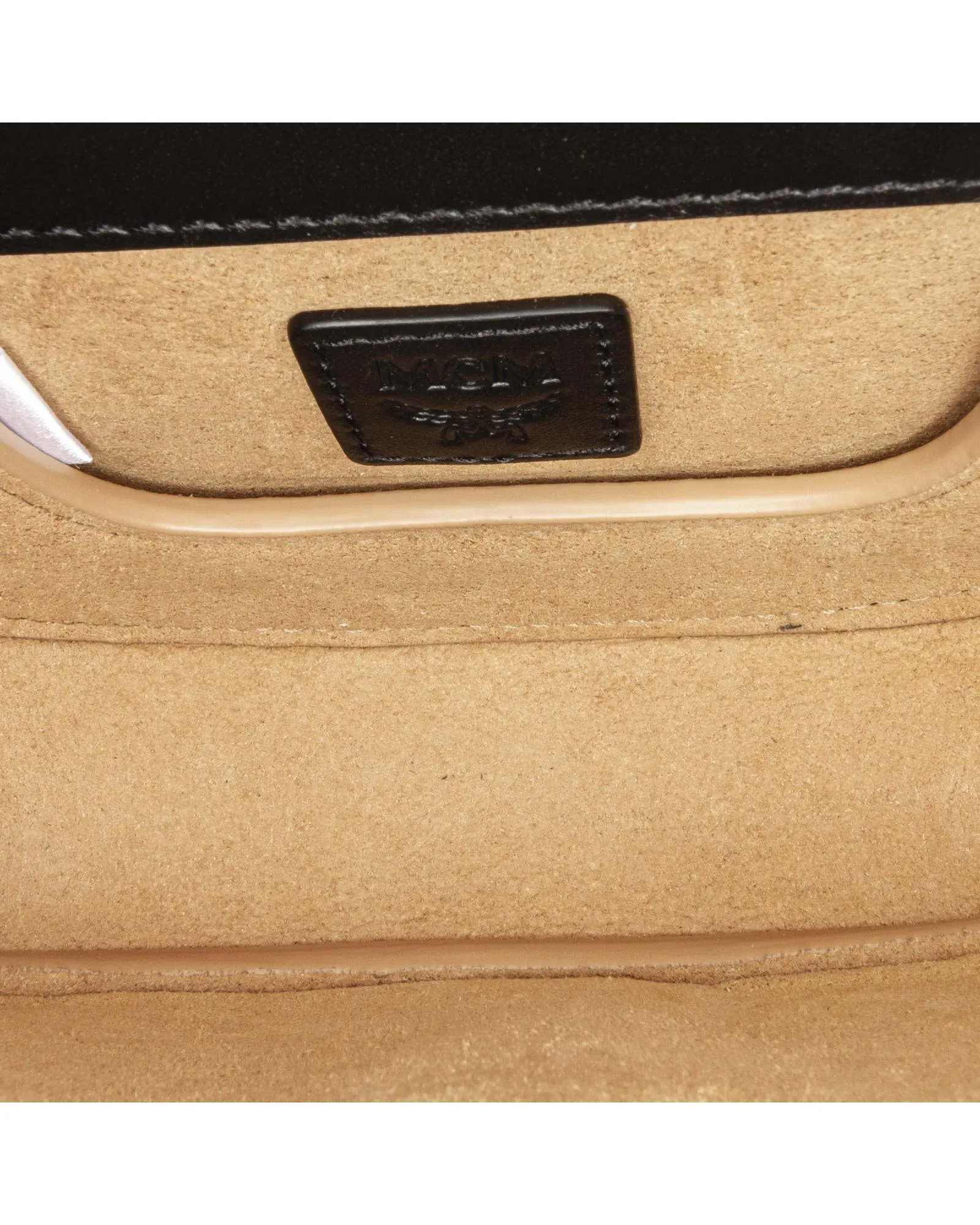 MCM Patricia Mini Crossbody Bag in Black Leather
