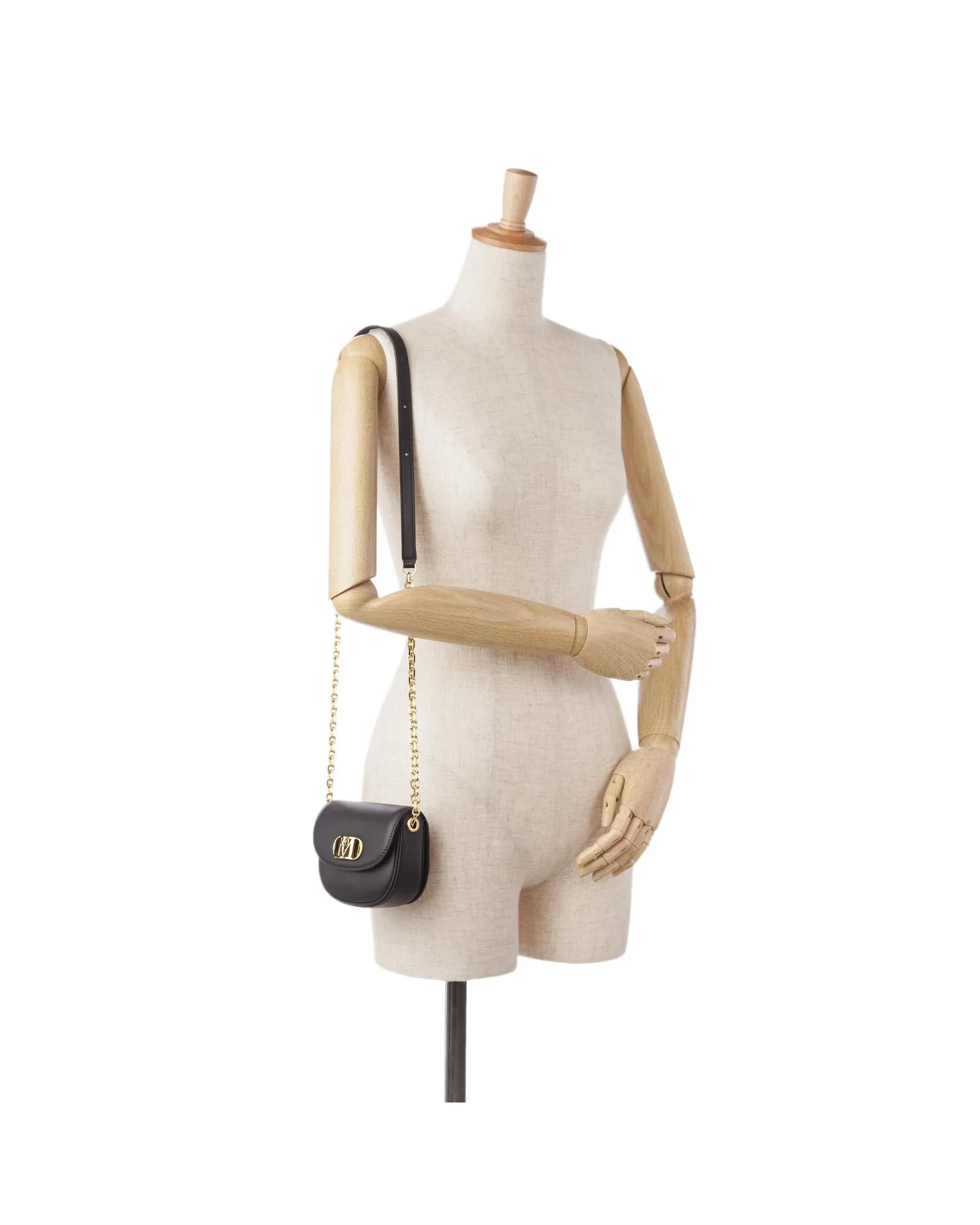 MCM Patricia Mini Crossbody Bag in Black Leather