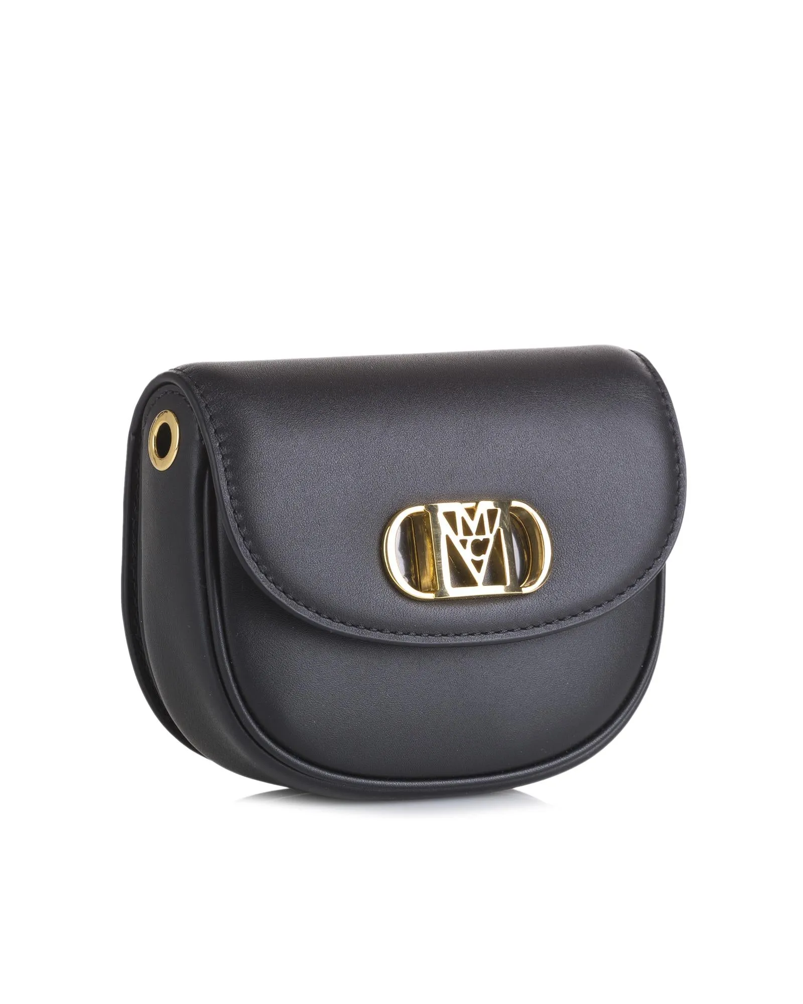 MCM Patricia Mini Crossbody Bag in Black Leather