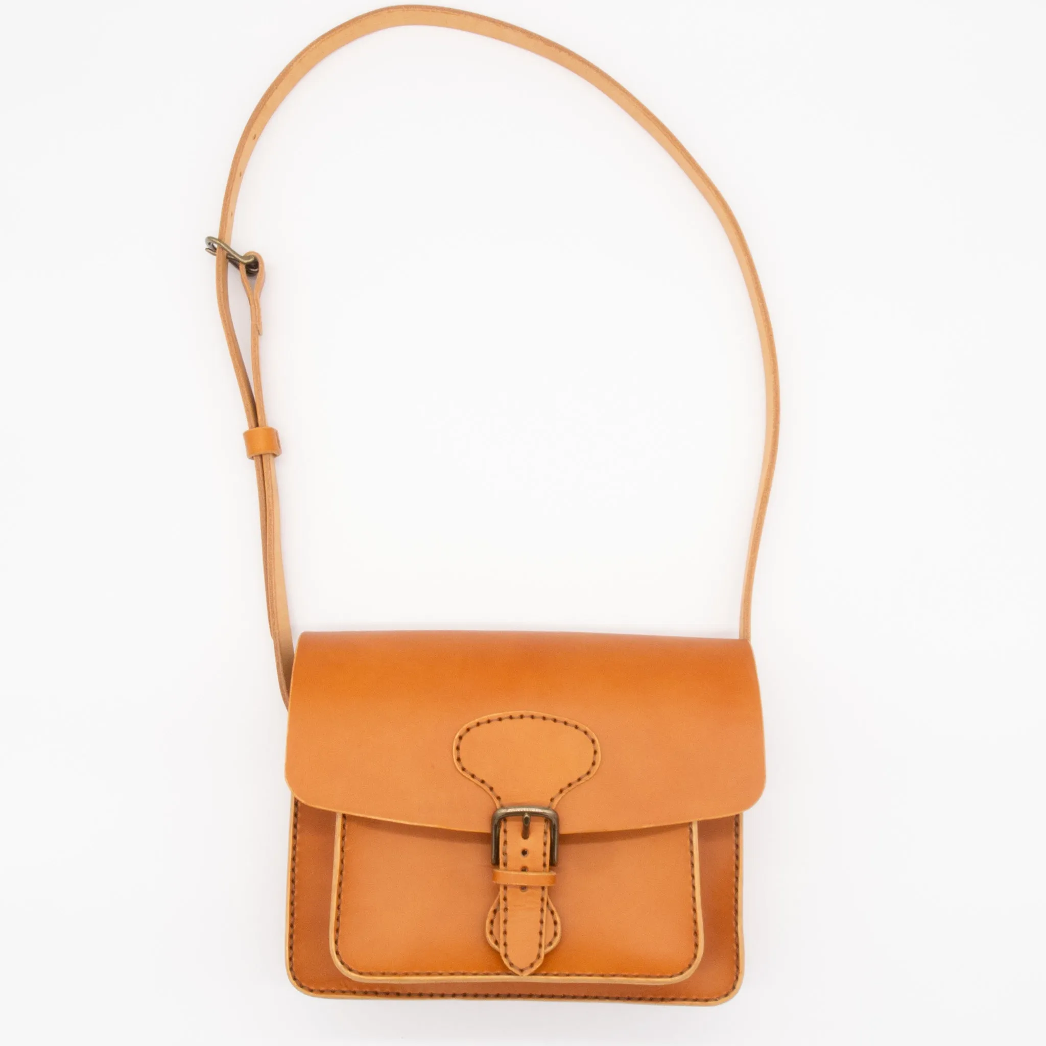 Medium Leather Crossbody Messenger Bag