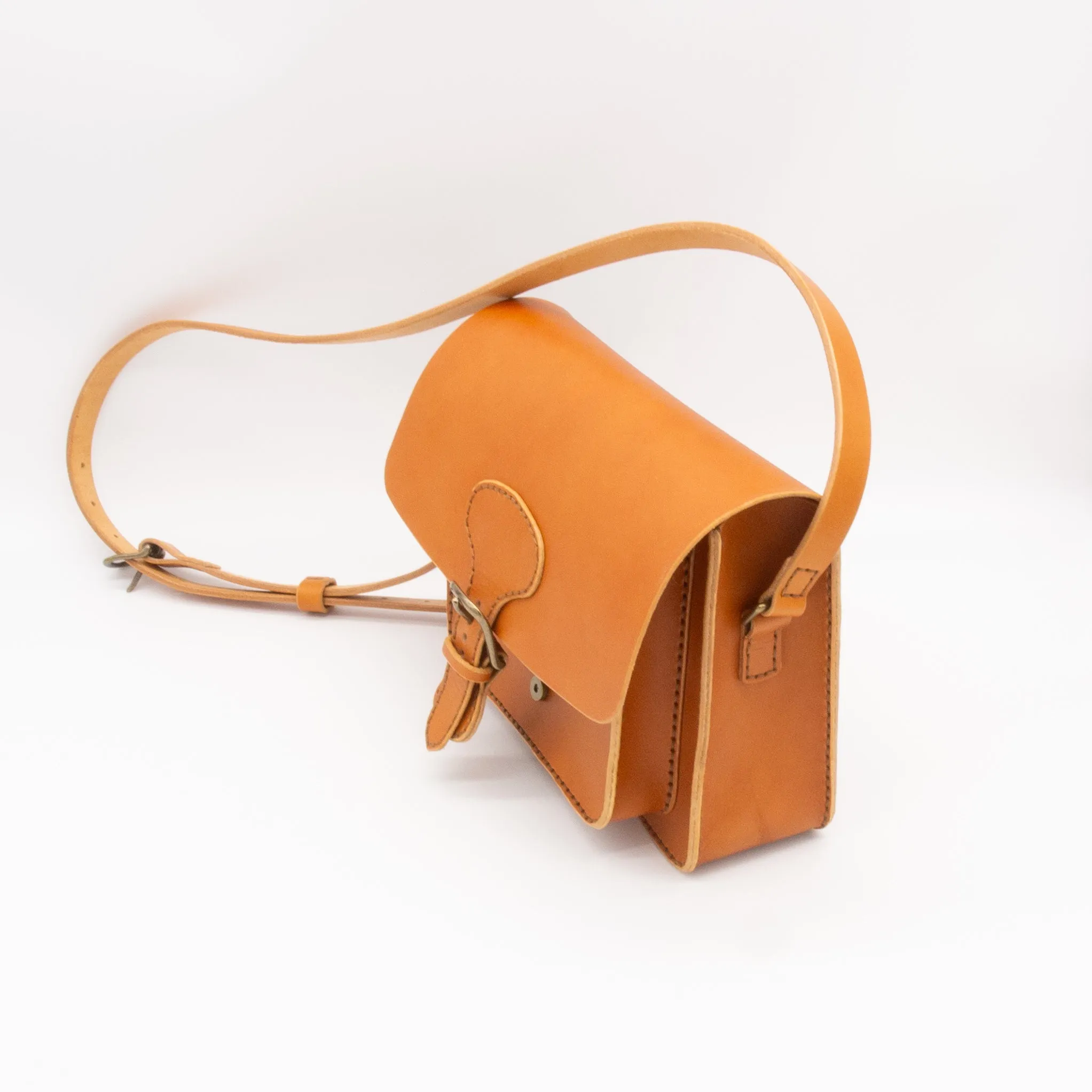 Medium Leather Crossbody Messenger Bag