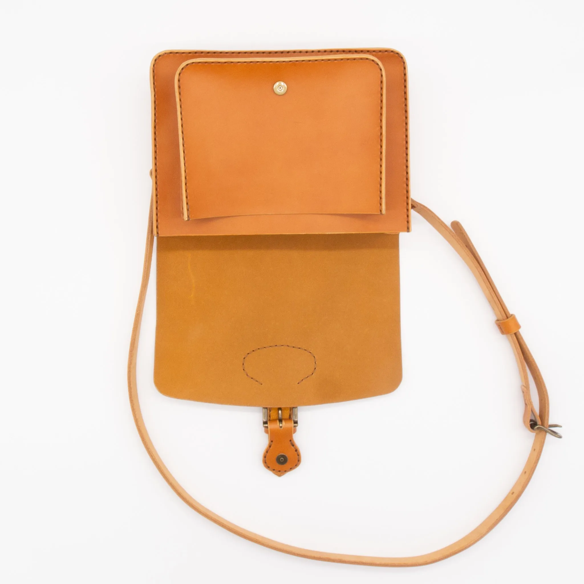 Medium Leather Crossbody Messenger Bag