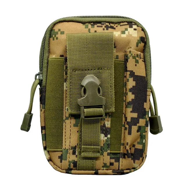 Men Waist Bag Canvas Fanny Pack Belt Phone Drop Leg Bags Military Zipper Waterproof Phone Waist Packs 6.8 inch Cellphone Bum Bag