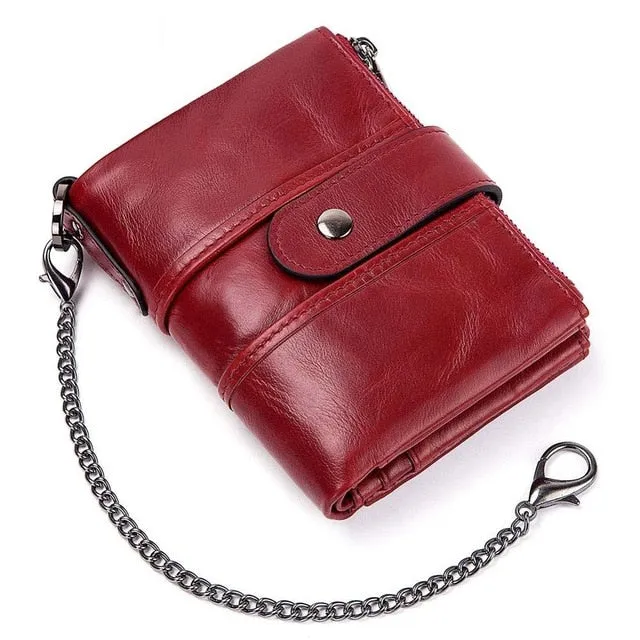 Men's 100% Genuine Leather RFID Wallet
