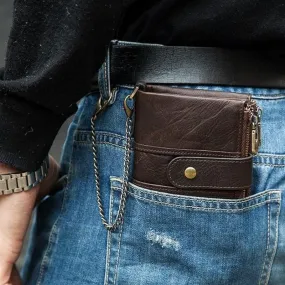 Men's 100% Genuine Leather RFID Wallet