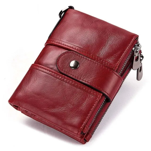Men's 100% Genuine Leather RFID Wallet