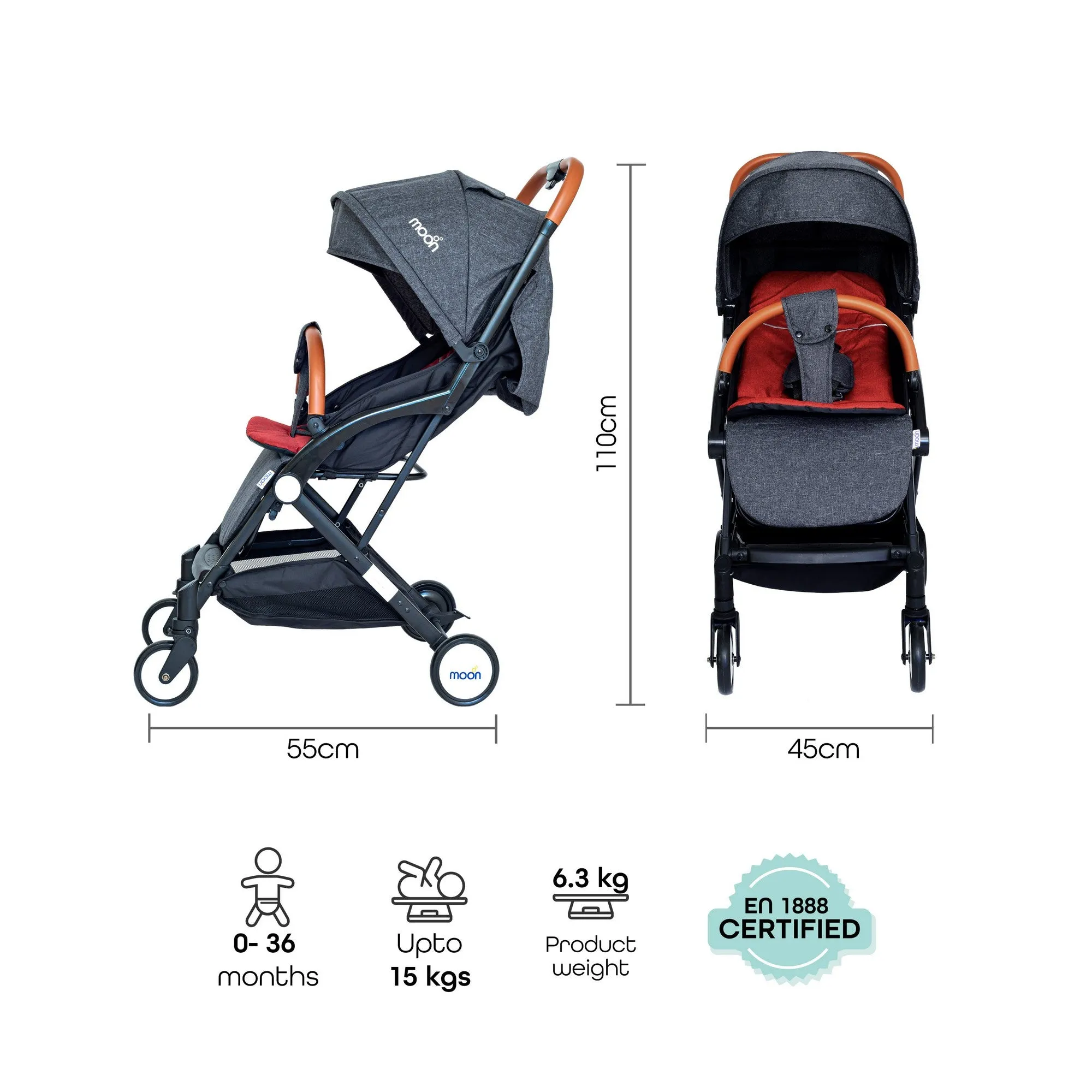 Moon Ritzi Stroller Birth to 18 kg
