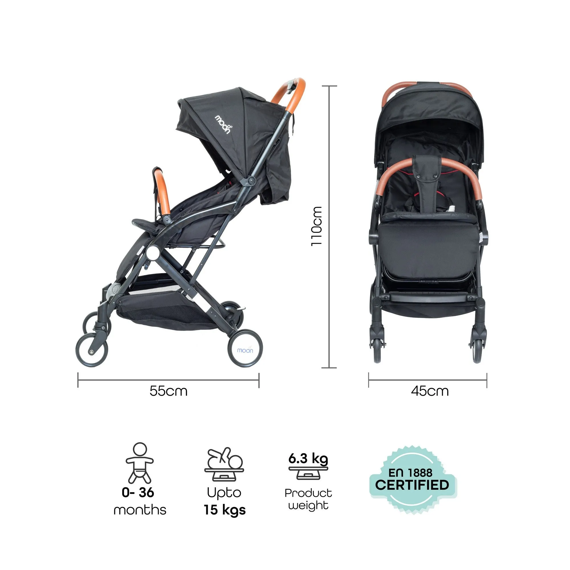 Moon Ritzi Stroller Birth to 18 kg