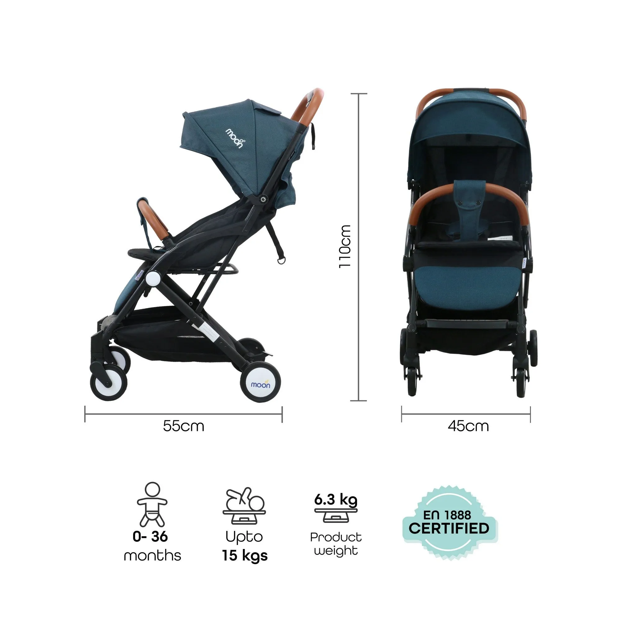 Moon Ritzi Stroller Birth to 18 kg