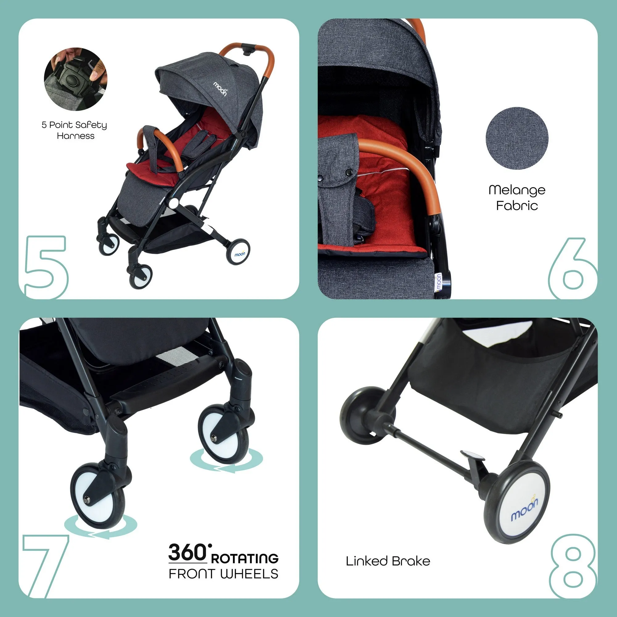 Moon Ritzi Stroller Birth to 18 kg
