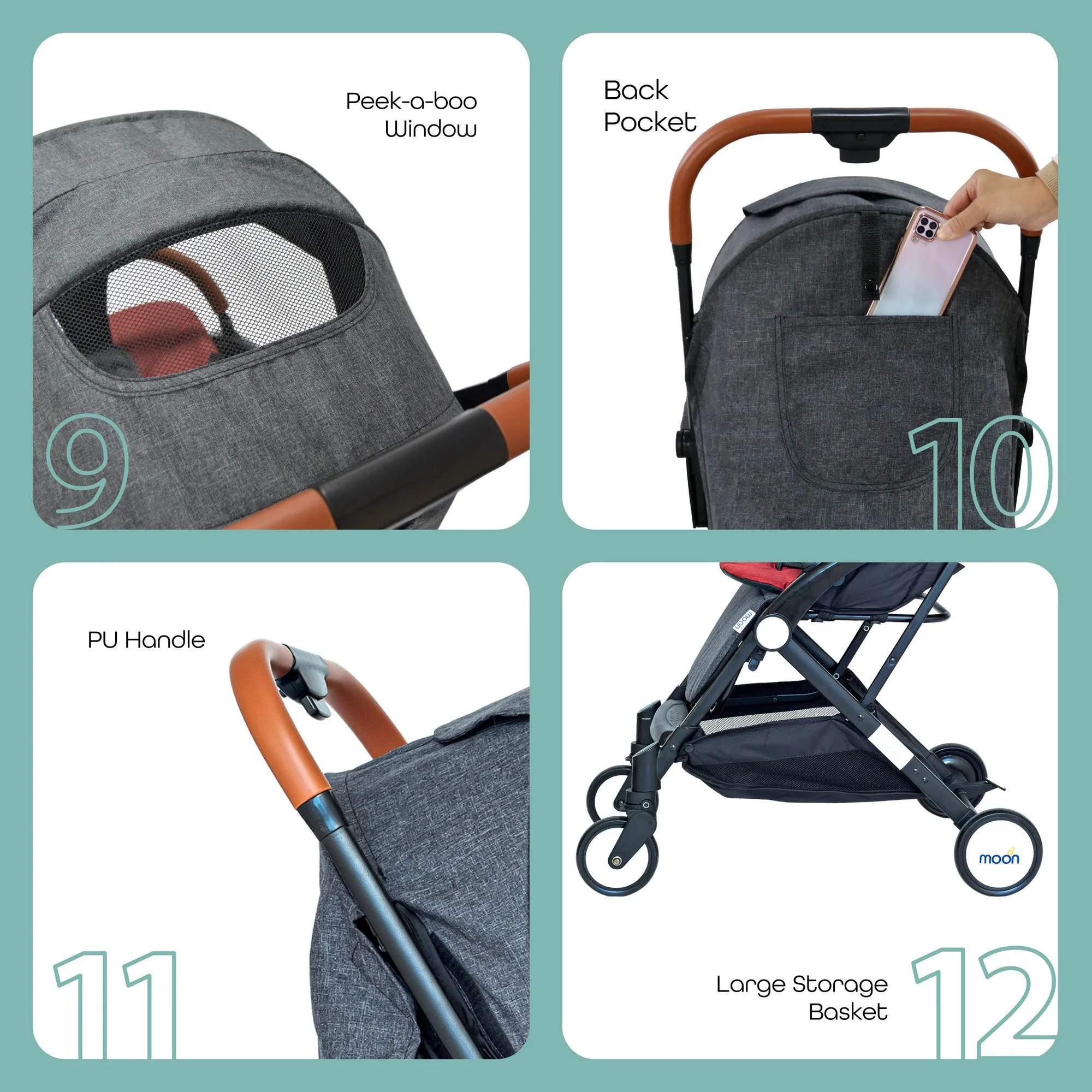 Moon Ritzi Stroller Birth to 18 kg