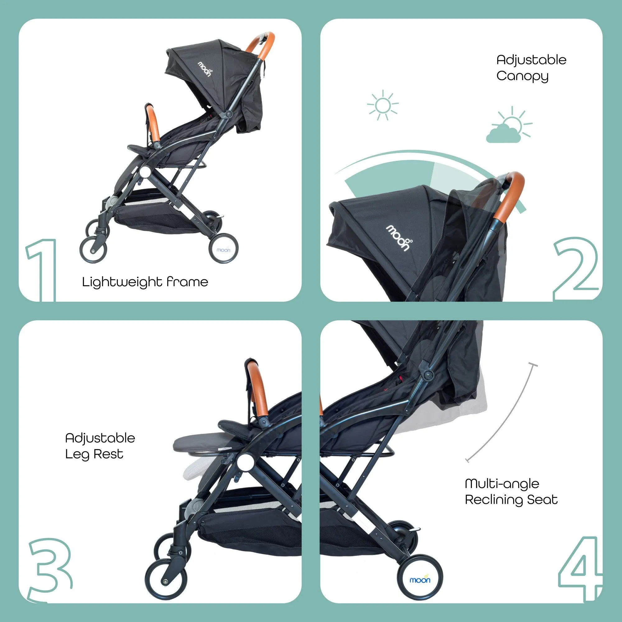 Moon Ritzi Stroller Birth to 18 kg