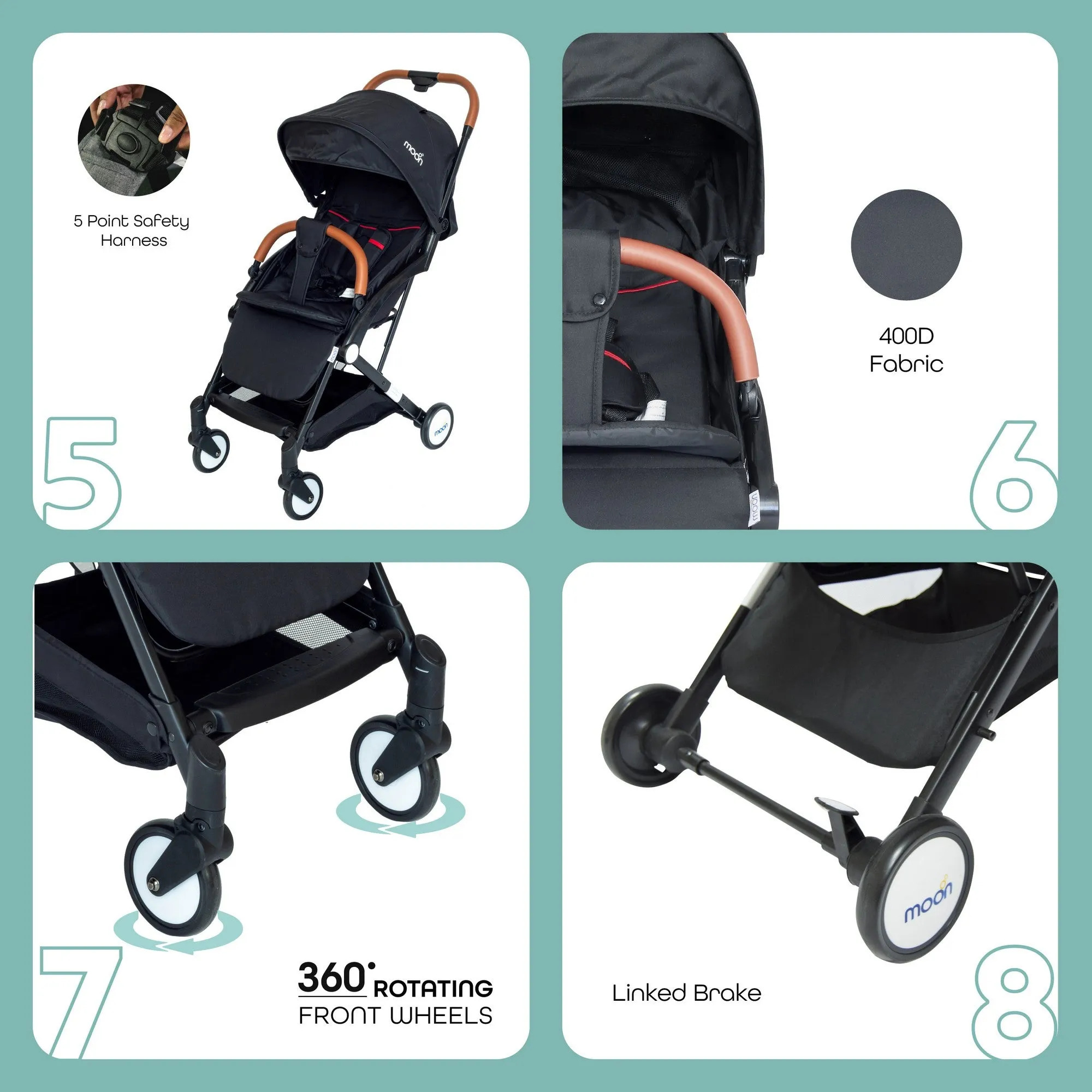Moon Ritzi Stroller Birth to 18 kg