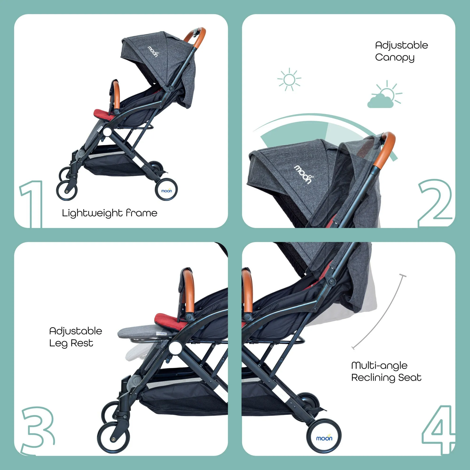 Moon Ritzi Stroller Birth to 18 kg