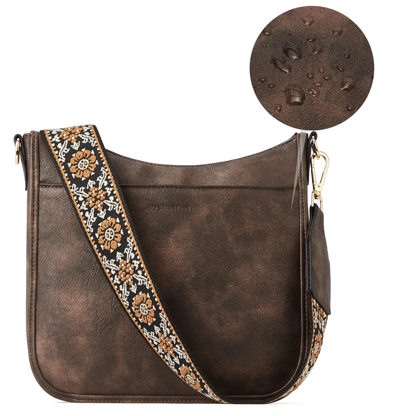 Nola Colorful straps Medium Hobo Crossbody Bag