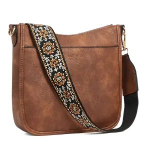 Nola Colorful straps Medium Hobo Crossbody Bag