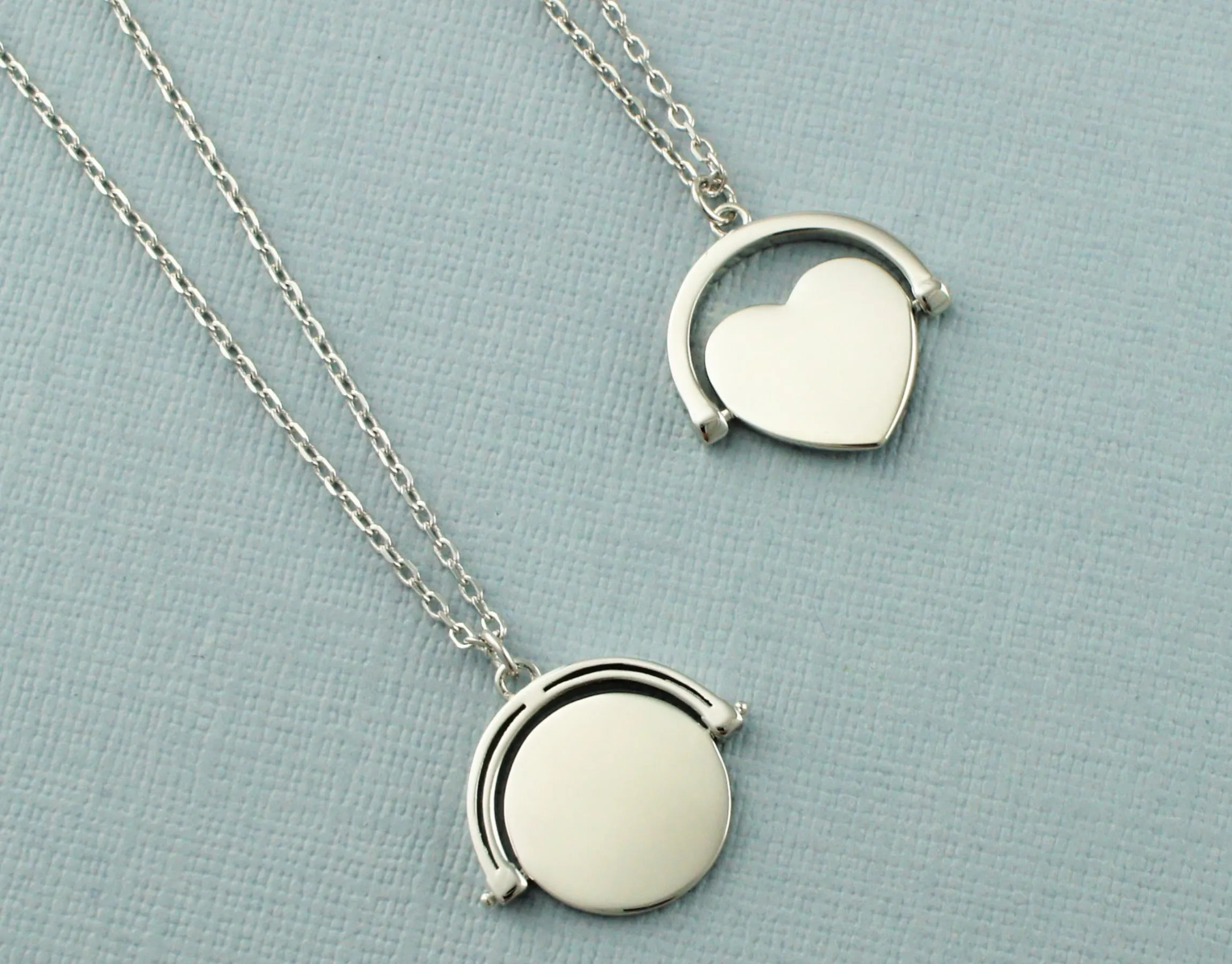 Personalised Spinner Necklace - 925 Sterling Silver