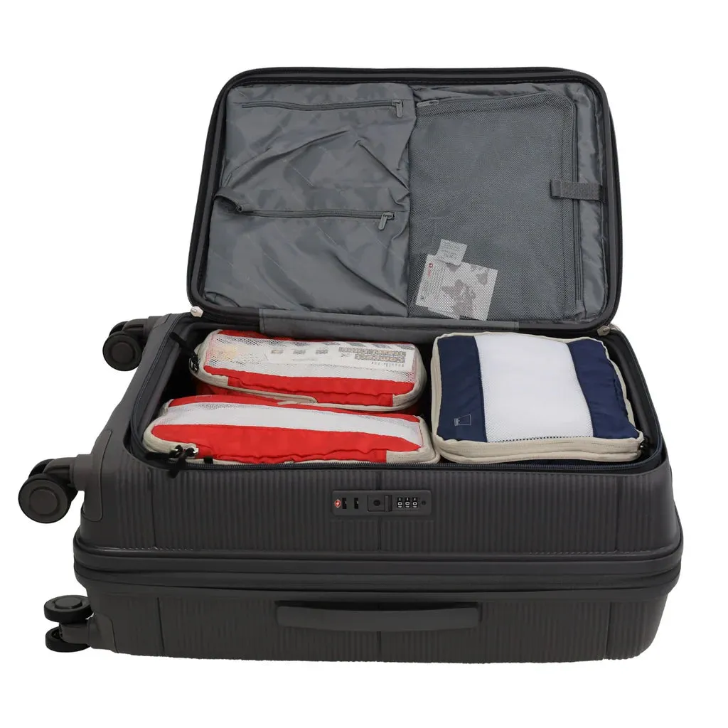 Pierre Cardin Hard Shell Suitcase Cabin 54cm - Graphite