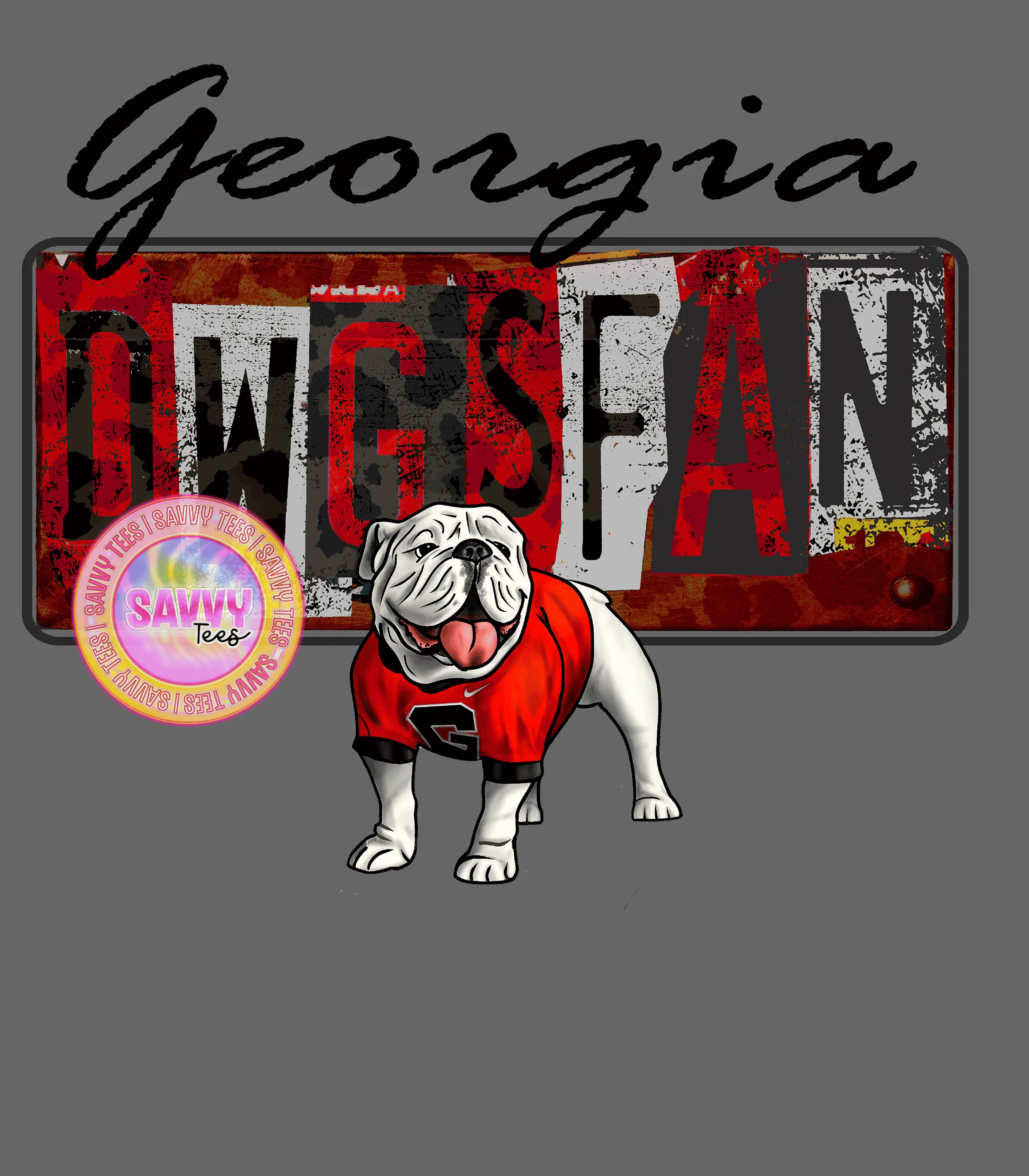Savvy Tees and More - Dawg Fans  License  Full Color DTF TRANSFERS