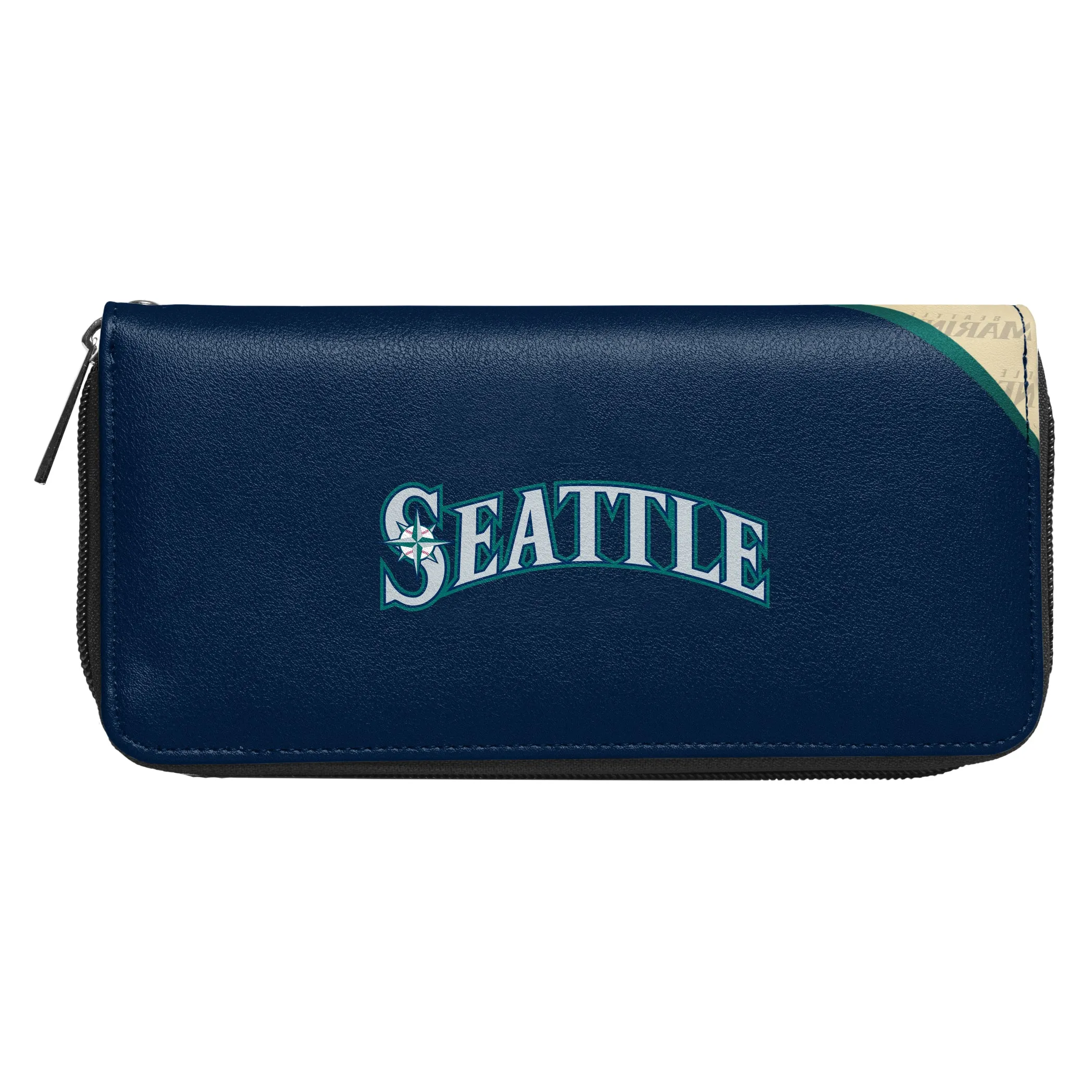Seattle Mariners Curve Zip Organizer Wallet