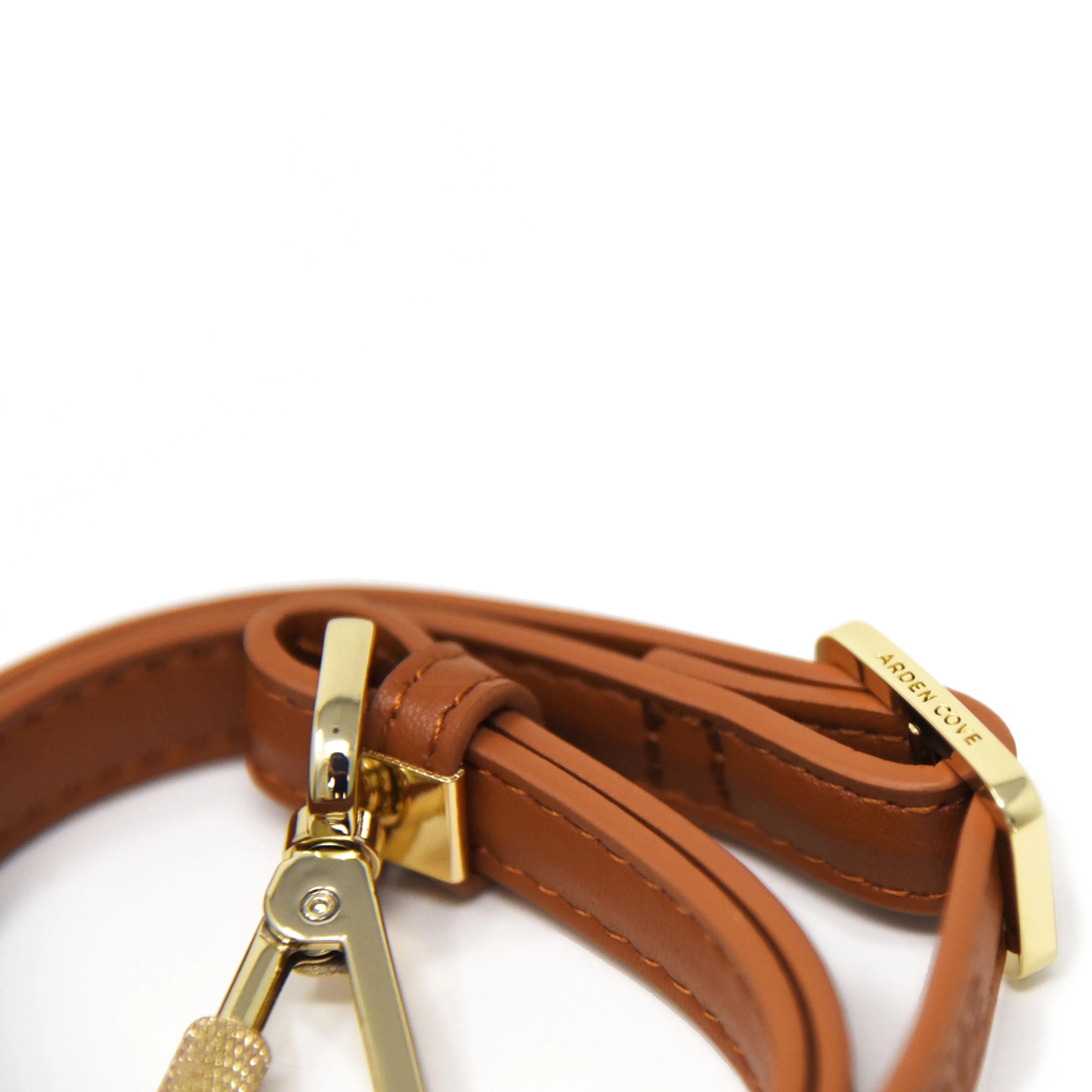 Slash Resistant Faux Leather Short Strap (15"-30")