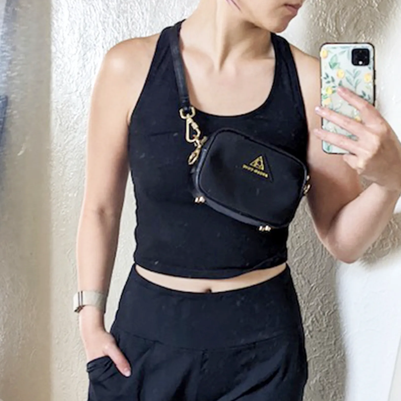 Slash Resistant Faux Leather Short Strap (15"-30")