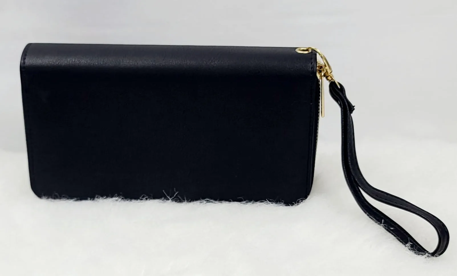 Solid Double Zipped Wallets