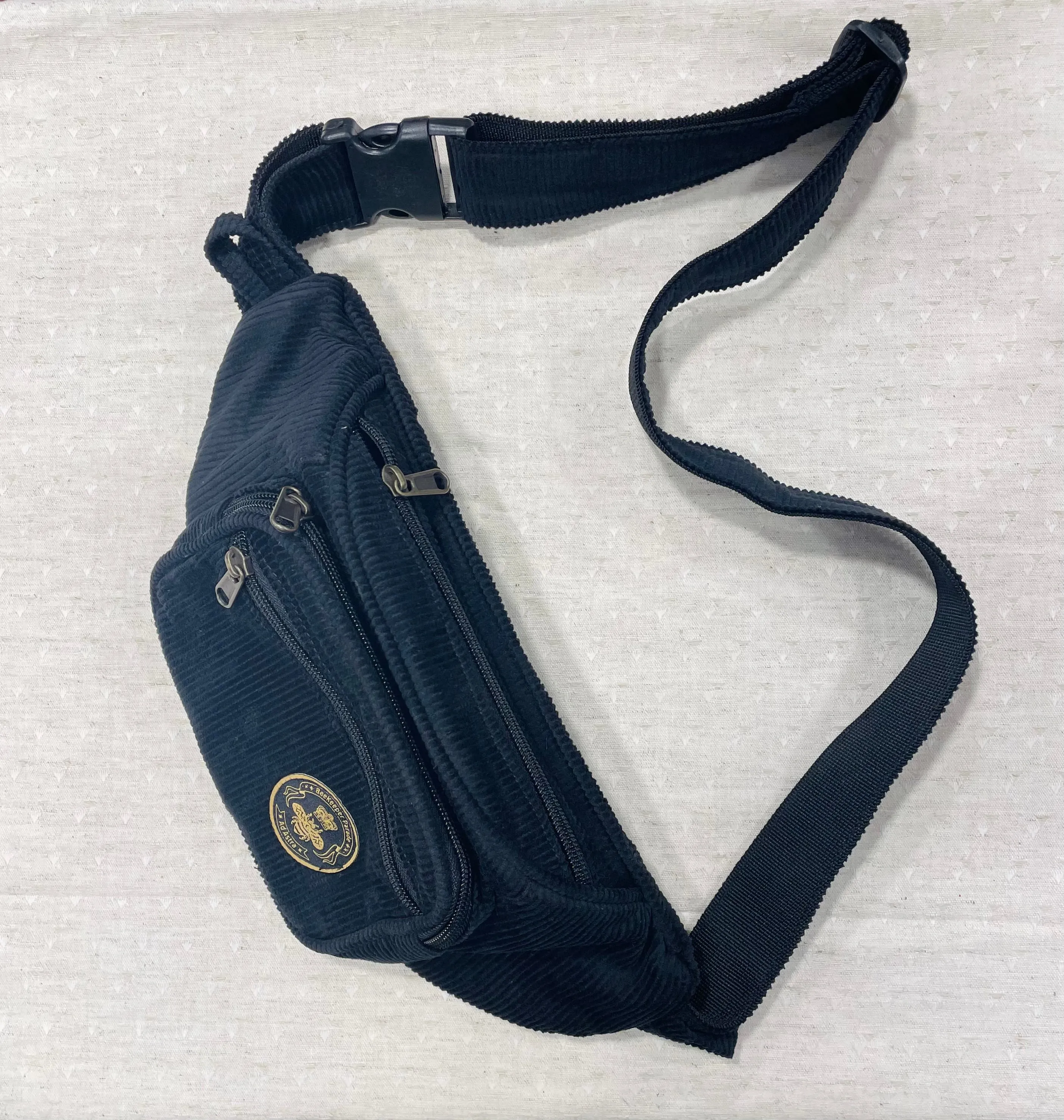 The Panda Black 🐼 (Corduroy) BeeKeeper Bumbag