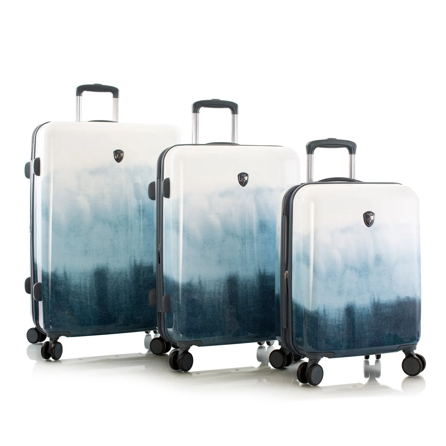 Tie-Dye Blue Fashion Spinner® 3 Piece Luggage Set