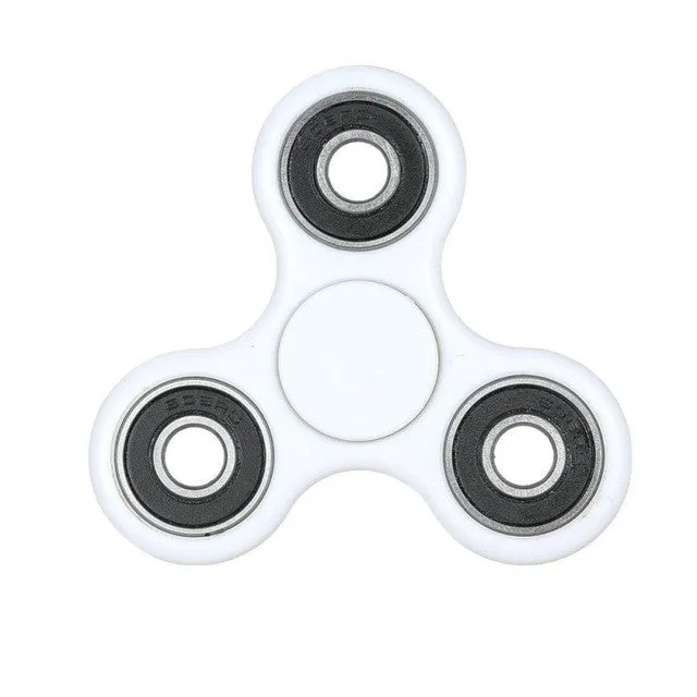 Top Lighting White Hand Spinner Fidget Toy ABS Plastic EDC Hand Spinner For Autism and ADHD Rotation Stress Relief Toy