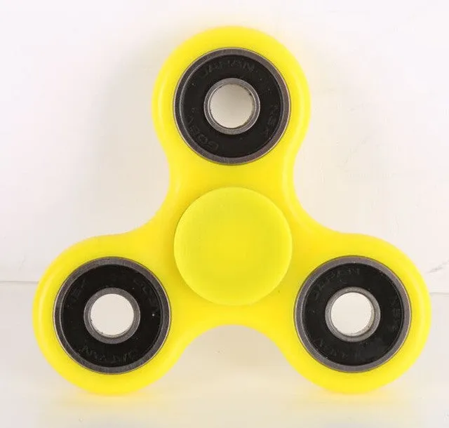 Top Lighting White Hand Spinner Fidget Toy ABS Plastic EDC Hand Spinner For Autism and ADHD Rotation Stress Relief Toy