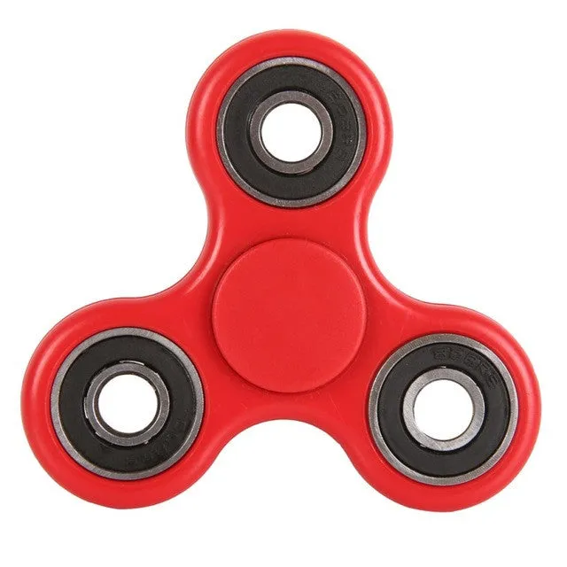 Top Lighting White Hand Spinner Fidget Toy ABS Plastic EDC Hand Spinner For Autism and ADHD Rotation Stress Relief Toy