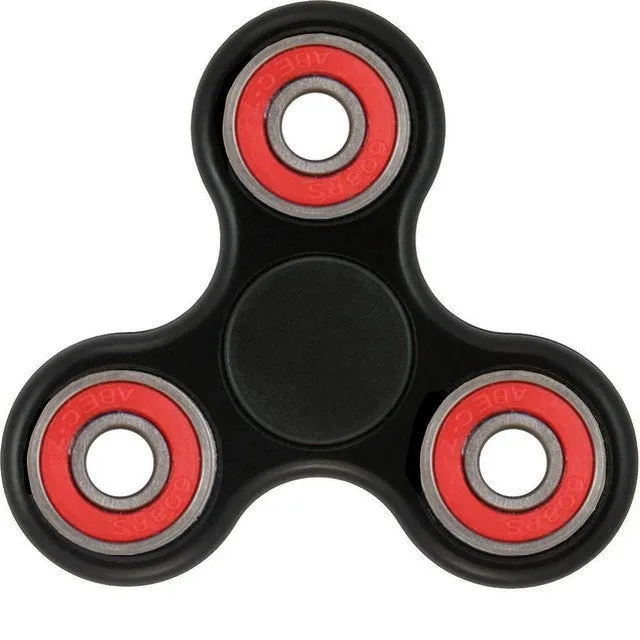 Top Lighting White Hand Spinner Fidget Toy ABS Plastic EDC Hand Spinner For Autism and ADHD Rotation Stress Relief Toy