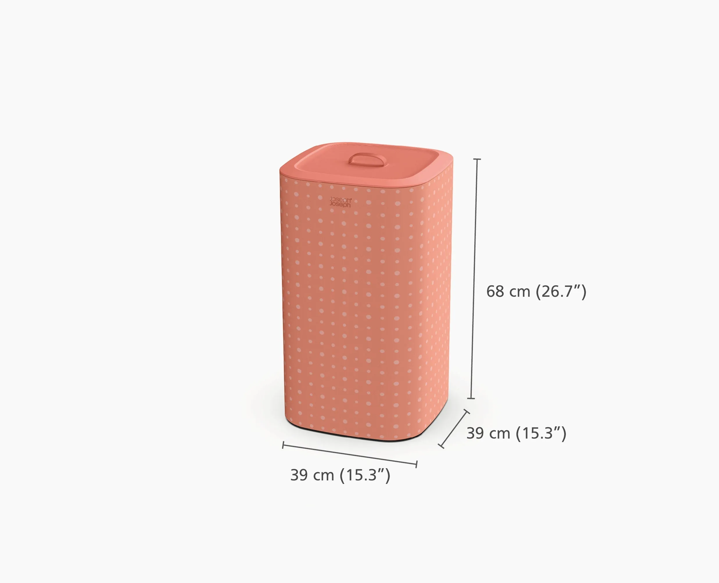 Tota Pop 60L Coral Laundry Separation Basket