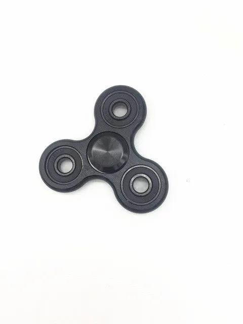 Tri-Spinner Fidget Toy Brushed plating aluminum alloy EDC Hand Spinner For Autism and  Rotation Time Long Anti Stress Toys