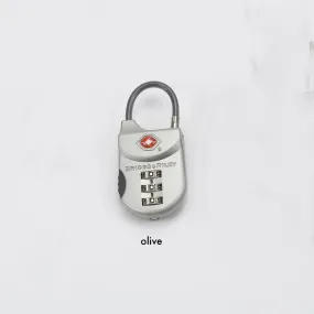 TSA Cable Luggage Lock (Metal)