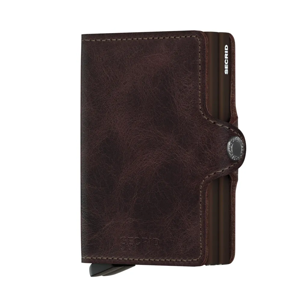 Twinwallet Vintage - Chocolate